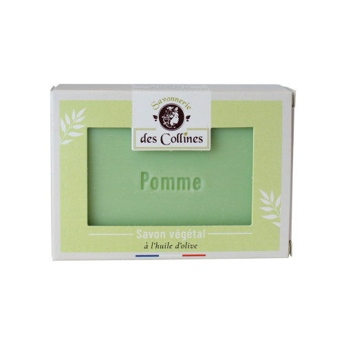 Savon végétal - 100gr - Parfum Pomme - Savonnerie des Collines