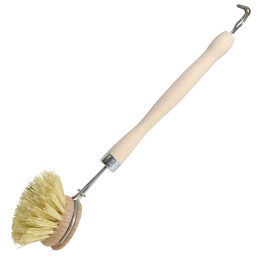 Brosse vaisselle - bois - rechargeable - Savonnerie des Collines